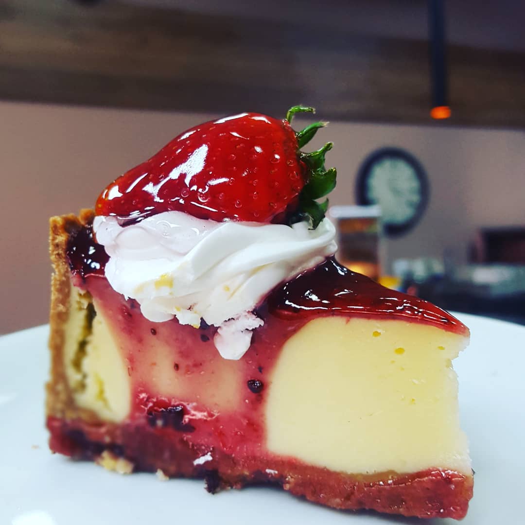 cheesecake de morango